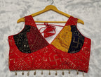 Women's Black Rayon Navratri Lehenga Choli with Gamthi Patch Work & Dupatta | Traditional Dandiya, Festival & Ethnic Wear