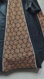 Women's Black Cotton Ajrakh Print Navratri Lehenga Choli with Dupatta | Dandiya, Festival & Ethnic Wear